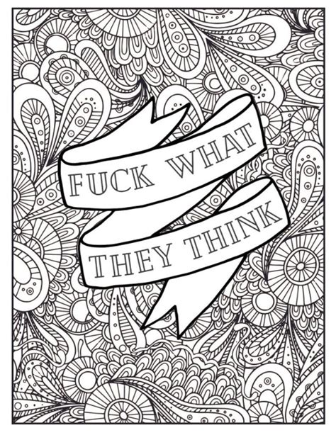 free swear word coloring pages|inappropriate coloring pages for adults.